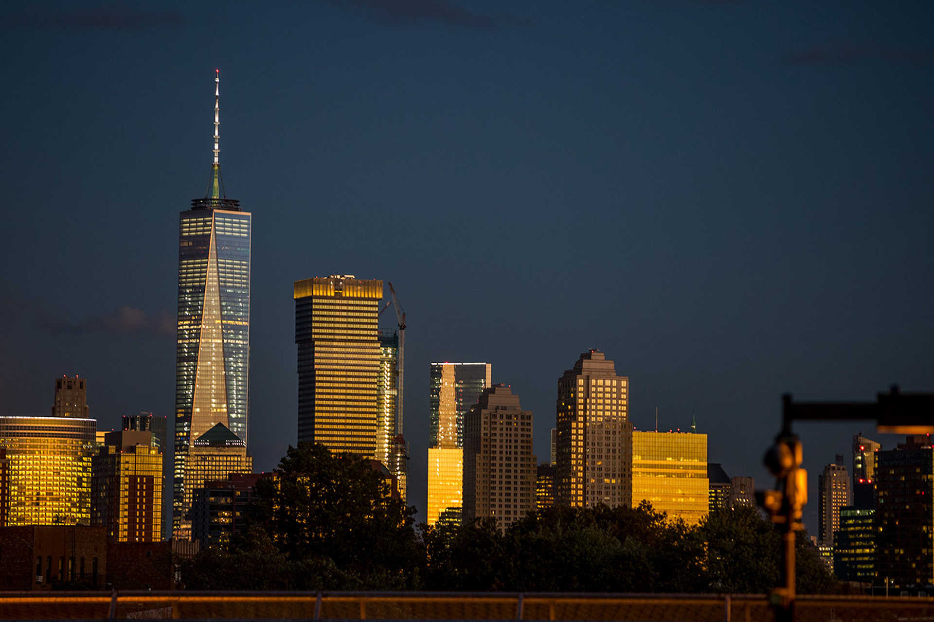 Ettől a látványtól megkívánsz egy nagy almát naplemente New Yorkban