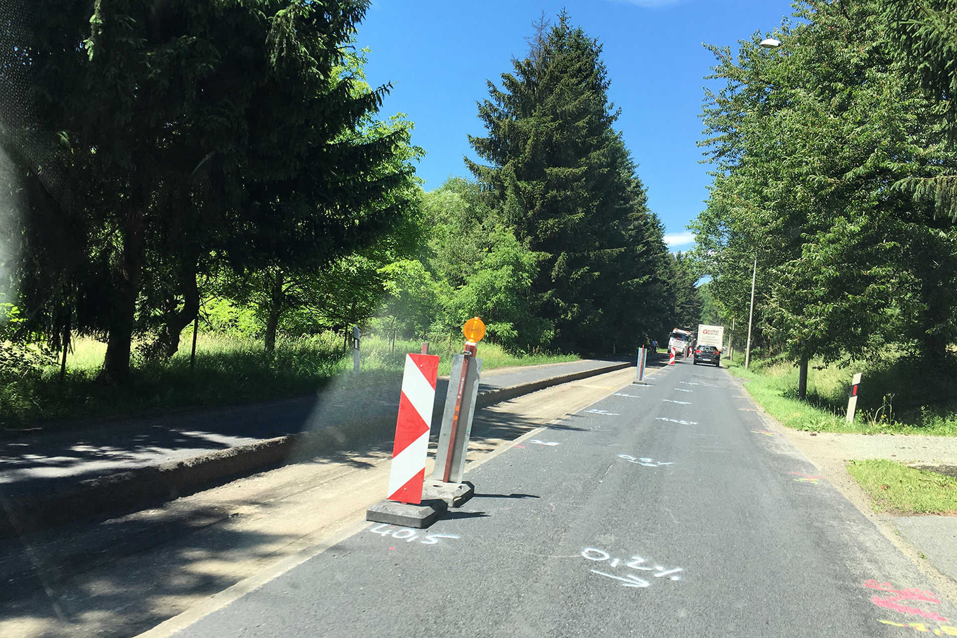 Elkezdődött a 87es főút felújítása Kőszeg és az osztrák határ között