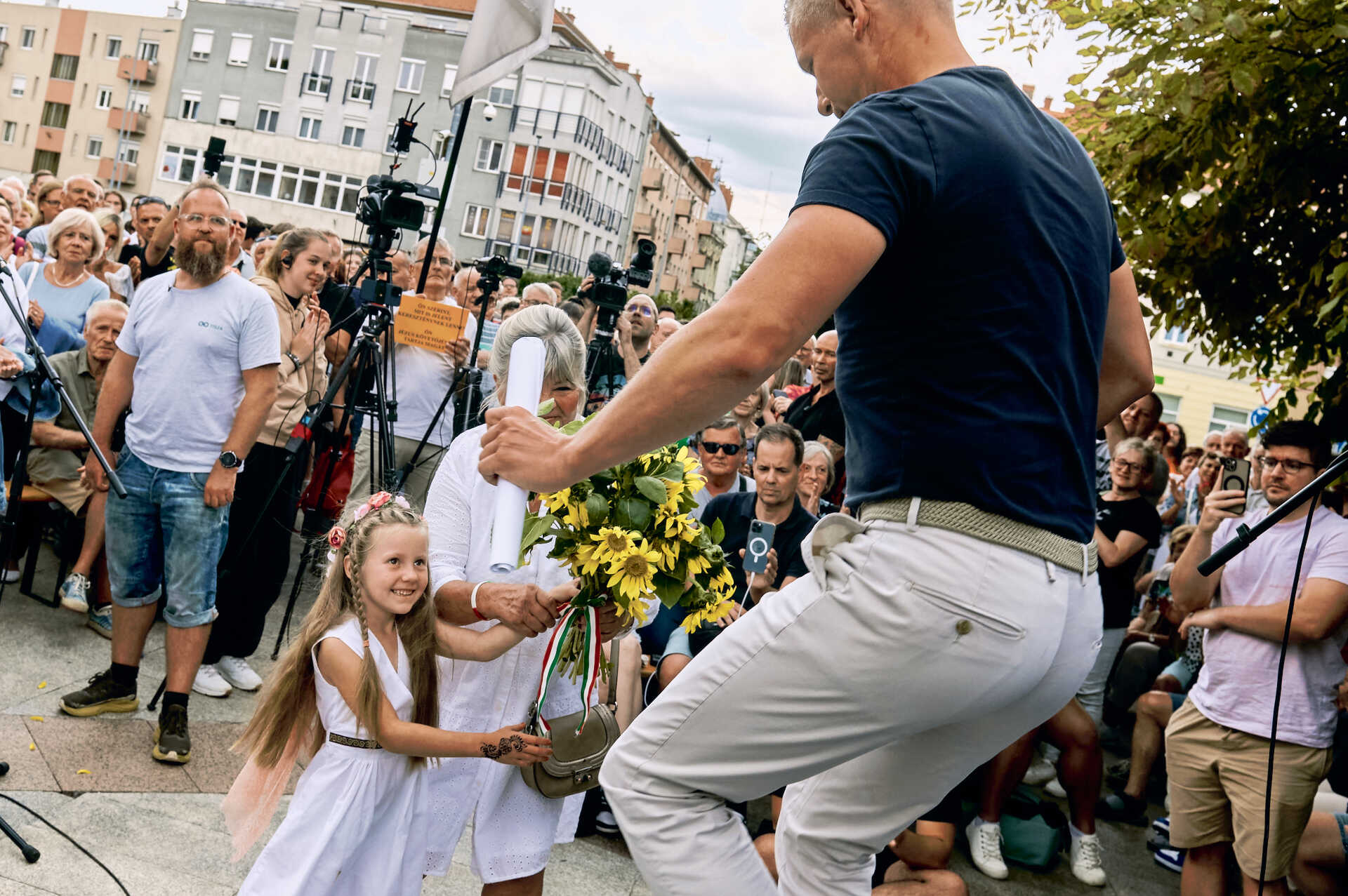 Magyar Péter Szombathelyen: "A választás nem fogja magát megnyerni" Kép