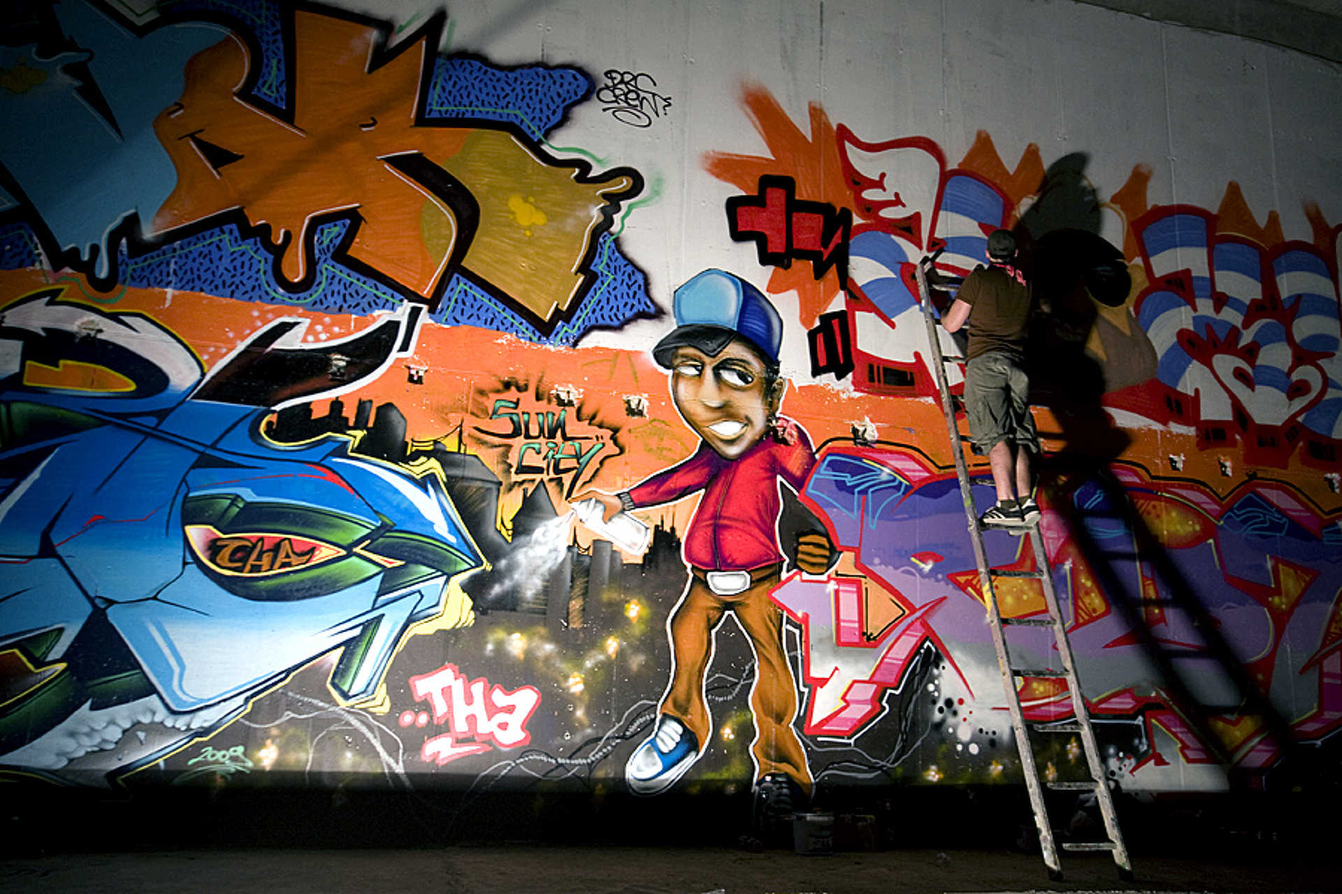 Art Station: graffiti az épülő metróállomás mélyén