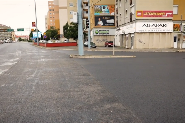 Szent Márton aszfaltozás befejezve