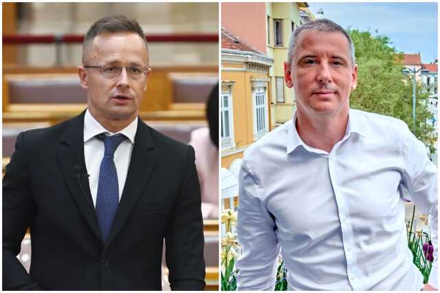 Szijjártó Péter és Nemény András