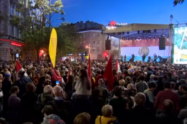 Tüntetés október 23-án