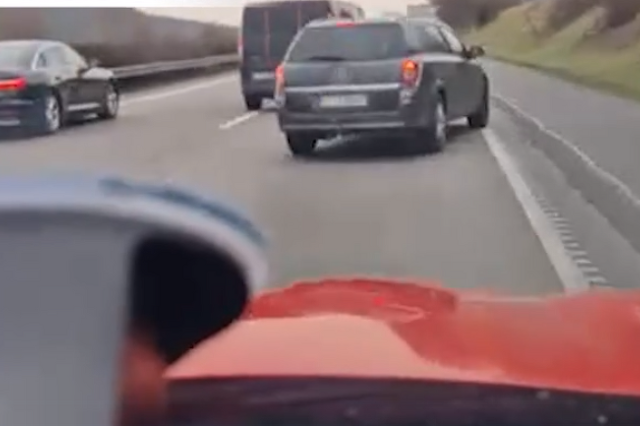 Ittas sofőr az M1-esen