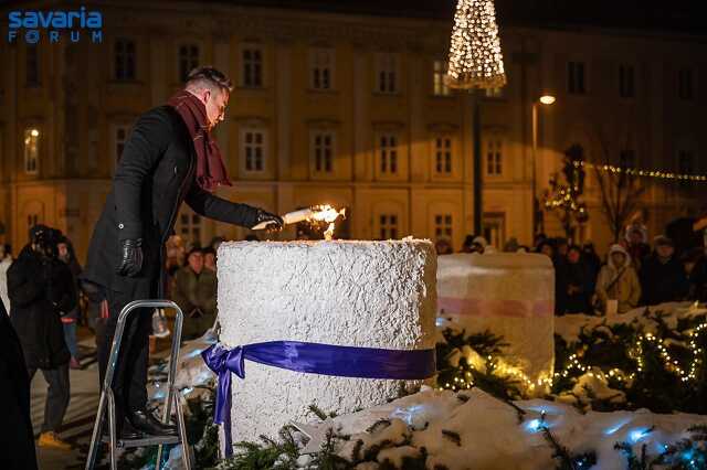 Szombathely, adventi gyertyagyújtás 2023