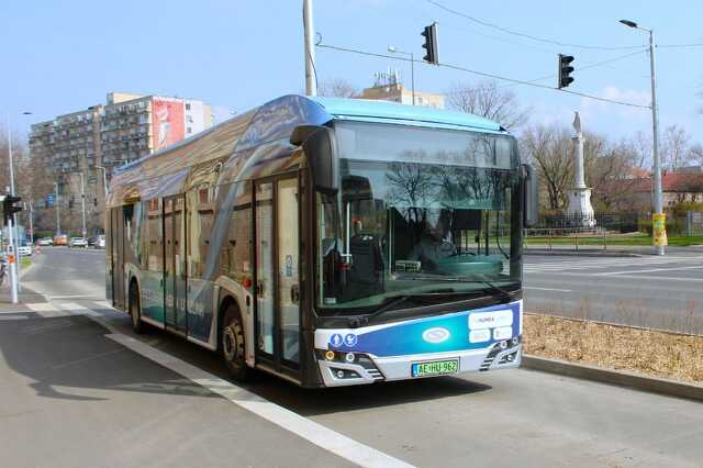 Hidrogénbusz Kecskeméten