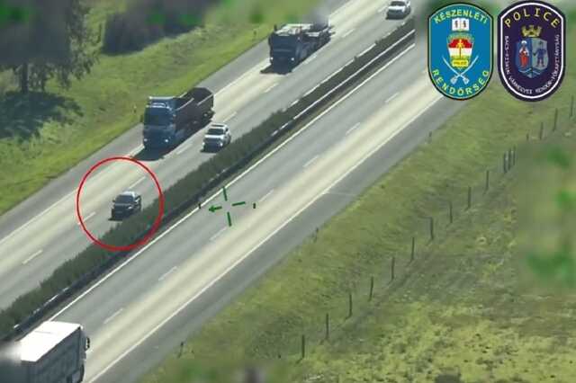 Autósüldözés az M5-ösön