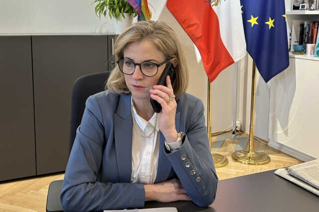 Beate Meinl-Reisinger osztrák külügyminiszter