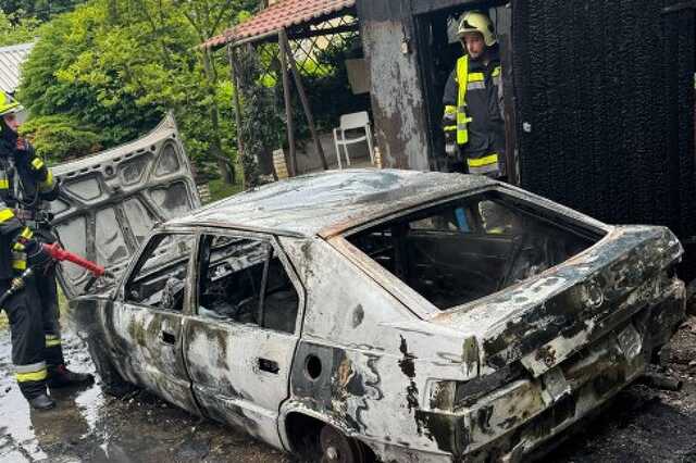Autóról terjedt át a tűz a műhelyre Vasegerszegen