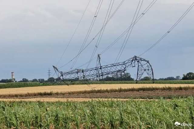 Villanypózna Alsónémedi mellett