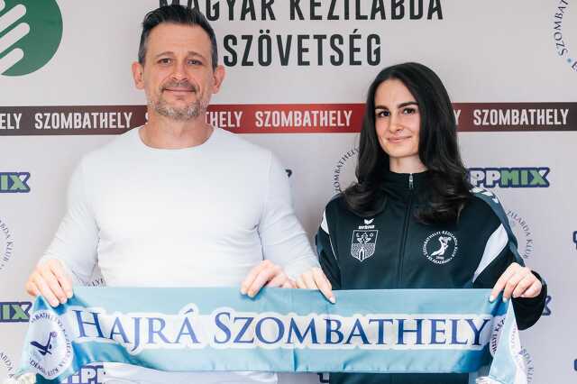 Pődör Zoltán elnök, vezetőedző a lányával, Pődör Blankával