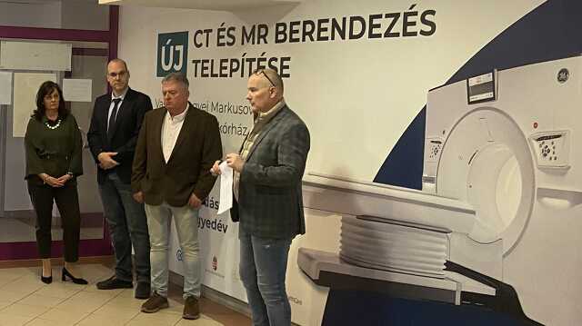 Új CT és MR berendezés telepítése