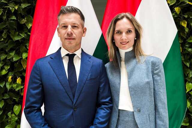 Magyar Péter és Sümeghy Claudia