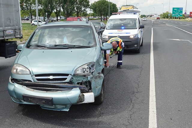 Baleset a 86-oson, Szombathely határában