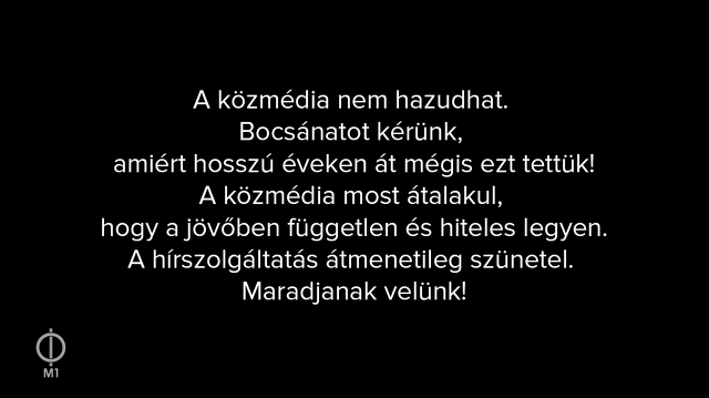 Leállt az M1