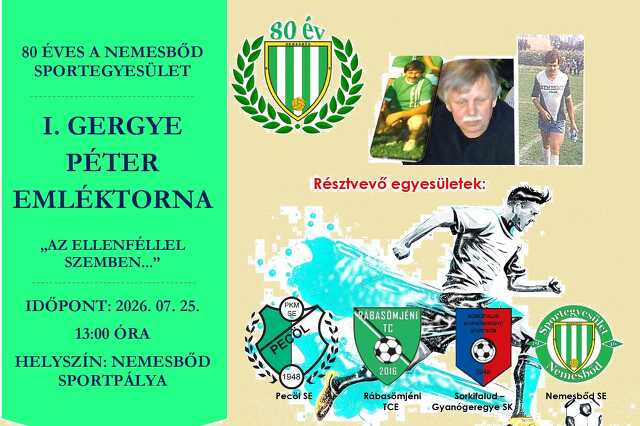 80 éves a Nemesbődi Sportegyesület