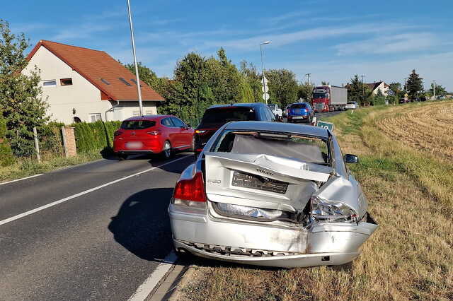 Baleset Táplánszentkereszt határában