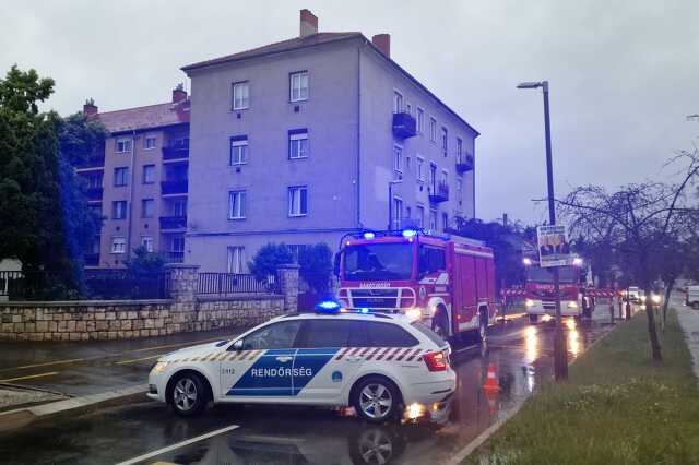 Rövidzárlat miatt volt áramszünet Szombathelyen egy társasházban