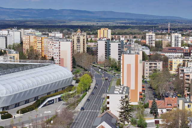A szombathelyi Rohonci út 2025. áprilisában Fotó: Tánczos Mihály