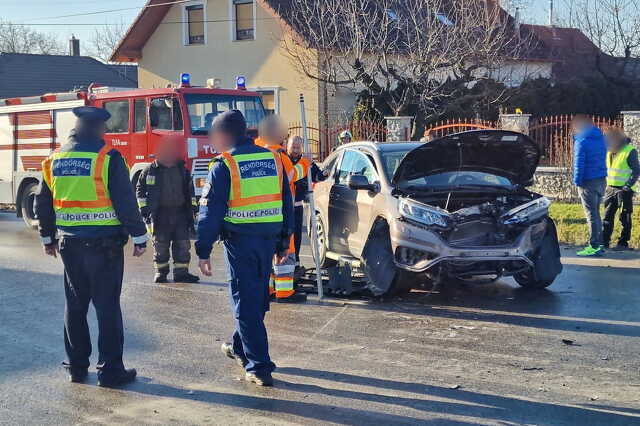 Honda hajtott Opel elé Horvátzsidányban – hárman megsérültek