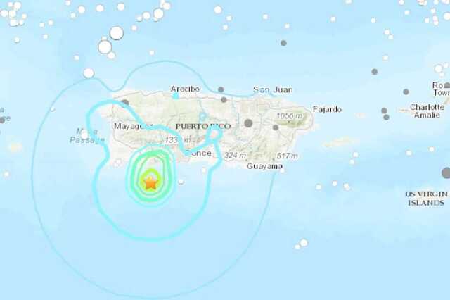 Ötös erősségű földrengés rázta meg Puerto Ricót