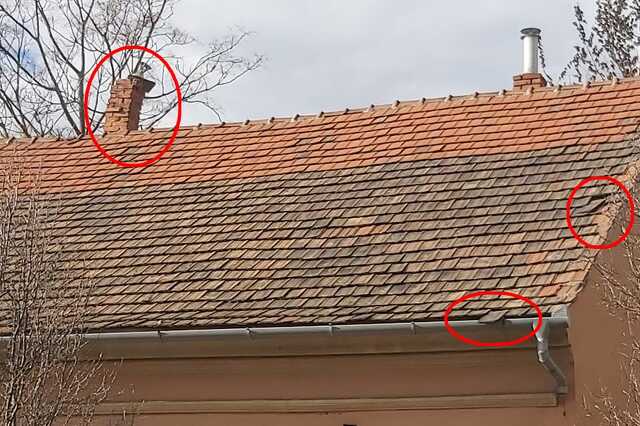 Balesetveszélyes ház a szombathelyi Thököly utcában