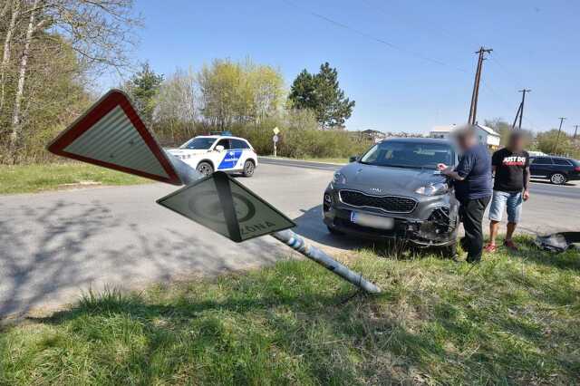 Kia és Audi ütközött Kőszegnél