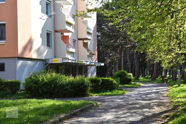 Napfényes karantén reggel Szombathely egyik lakótelepén