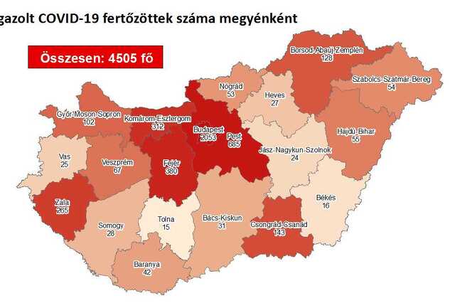 Koronavírus térkép 07.31.