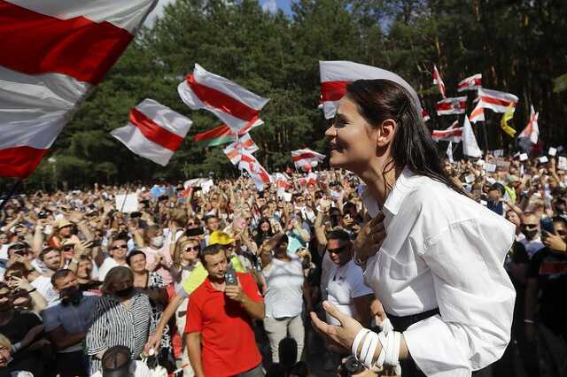 Szvetlana Cihanouszkaja fehérorosz elnökjelölt