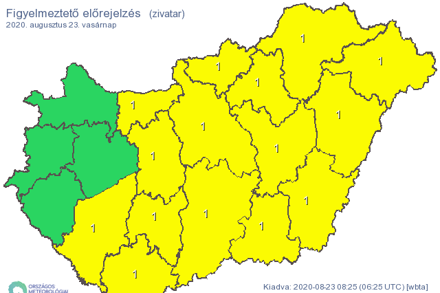 Riasztási térkép