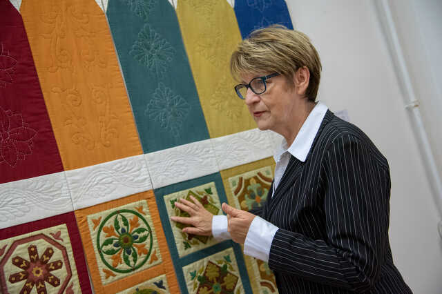 Szépműves Egylet kiállítászáró - patchwork a Herényiek Házában