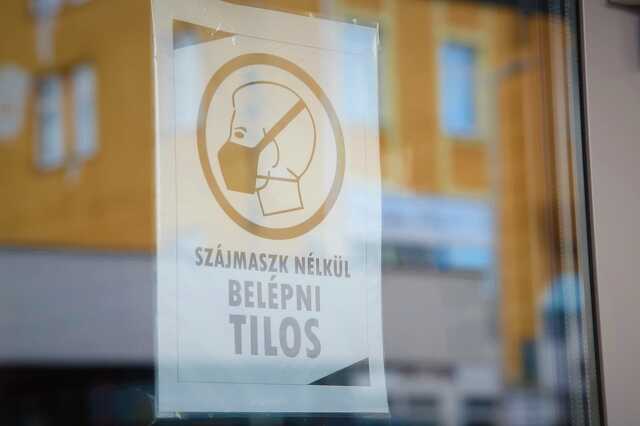 Maszk nélkül belépni tilos