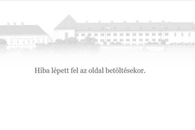 Kormany.hu hibaüzenet