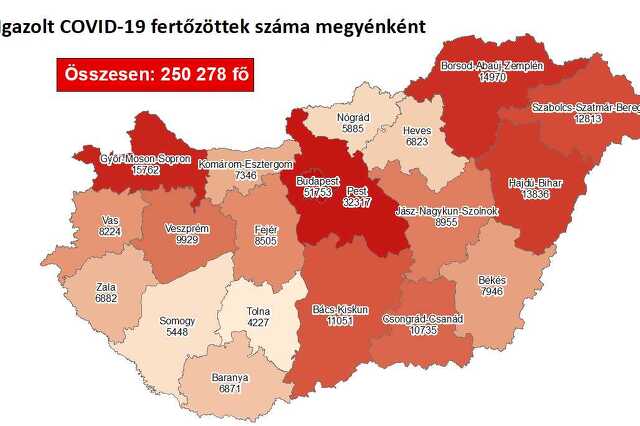 Koronavírus térkép 12. 06.