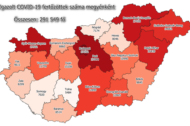 Koronavírus térkép 12. 17.