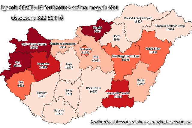 Koronavírus térkép 12. 31.
