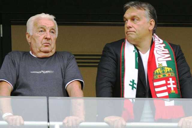 Orbán Győző és a fia
