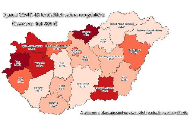 Koronavírus térkép 02.02.