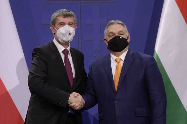 Orbán Viktor és Andrej Babis