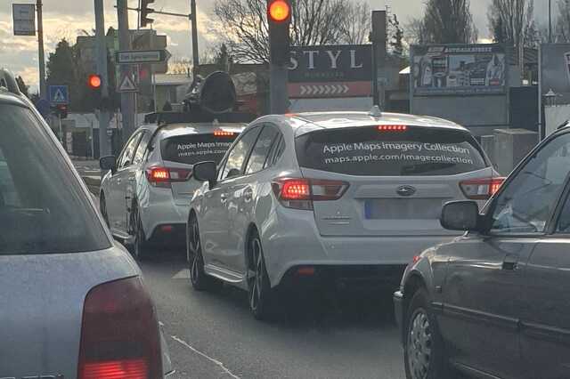 Apple Maps-autók Szombathelyen