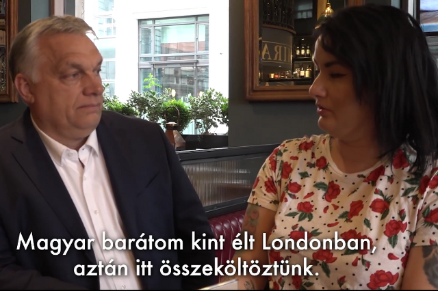 Orbán Londonban interjúzik