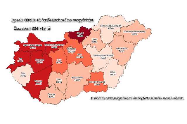Koronavírus térkép 06.01.