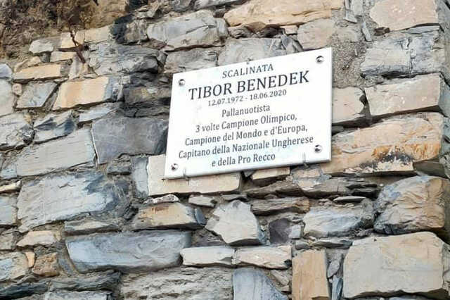 Benedek Tibor emléktábla, Olaszország