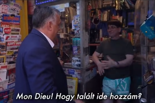 Orbán Viktor a sajtószabadság megkeresése közben