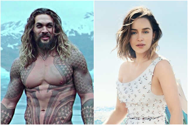Emilia Clarke és Jason Momoa