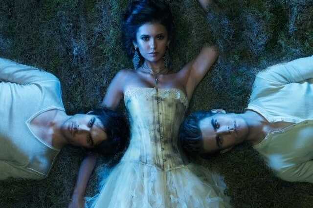 Ian Somerhalder, Nina Dobrev, Paul Wesley, Vámpírnaplók, The Vampire Diaries