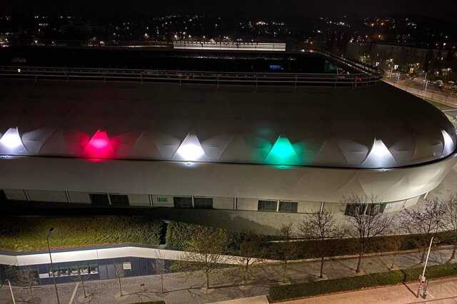 Haladás-stadion a választás napján