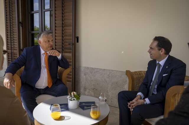 Orbán Viktor és Tom Van Grieken