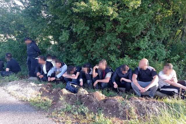 Határsértők, migránsok, illegális bevándorlók Bucsunál 